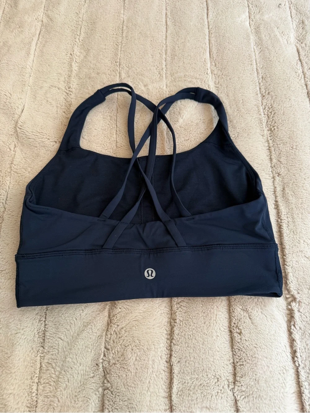 lululemon athletica Energy Longline Bra, True Navy, Size 6